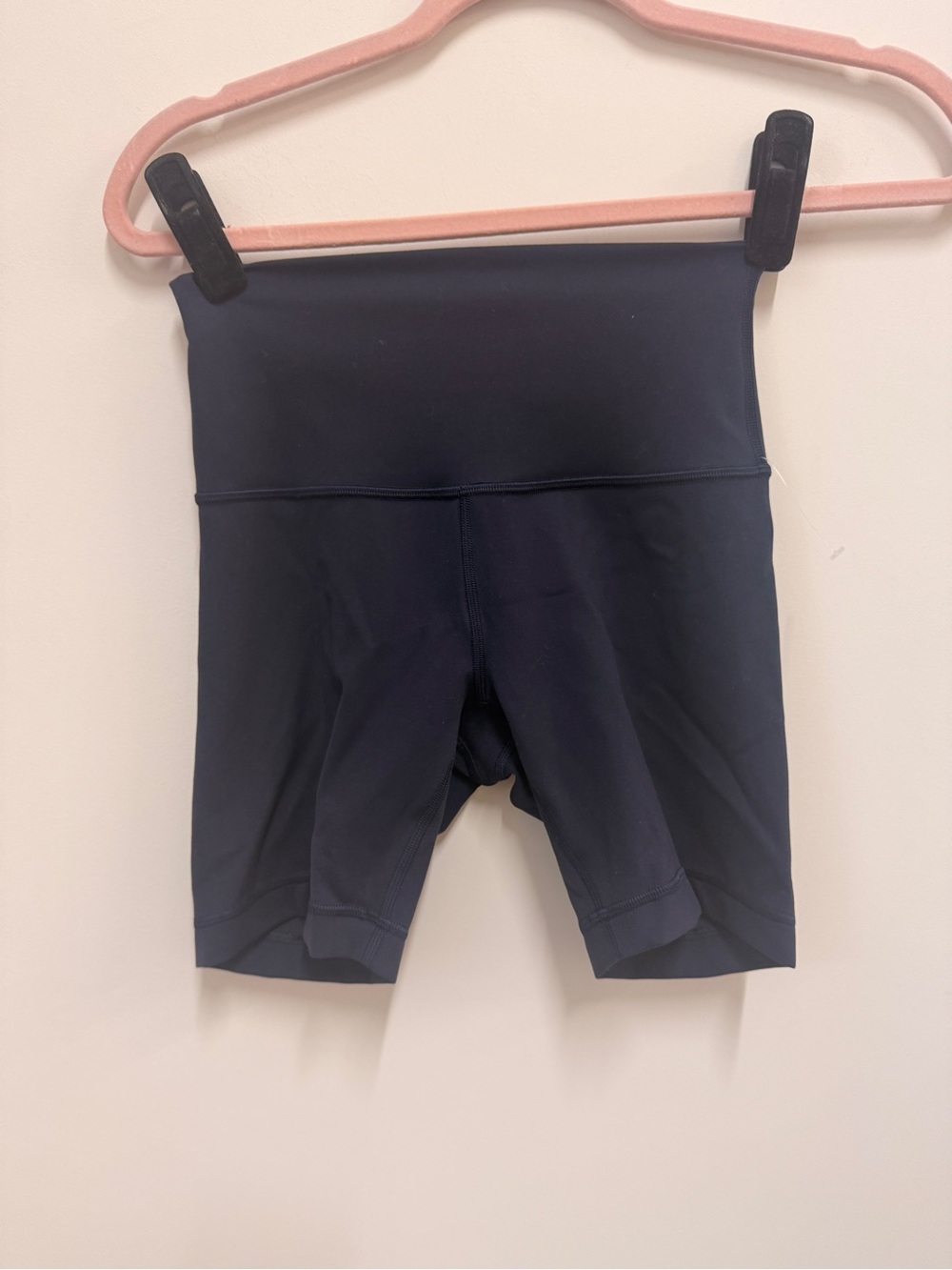 lululemon athletica High-Rise Navy Athletic Bike Shorts